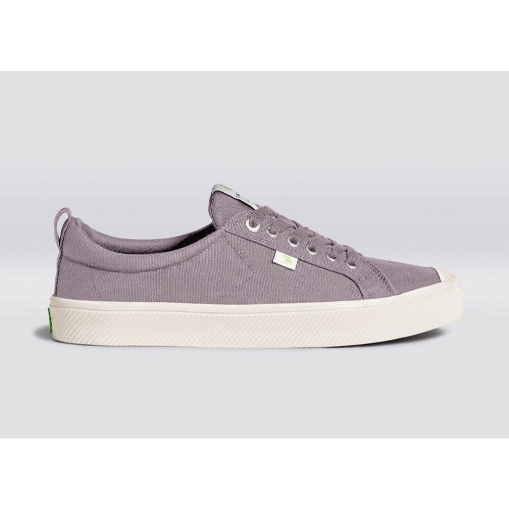 Cariuma OCA Low Mystic Grey Taupe Canvas Sneaker Women US 7 Organic NIB